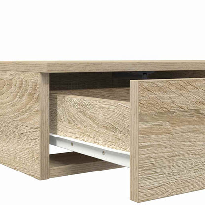 Bed Drawers Sonoma oak 140 x 36.5 x 16.5 cm Engineered wood