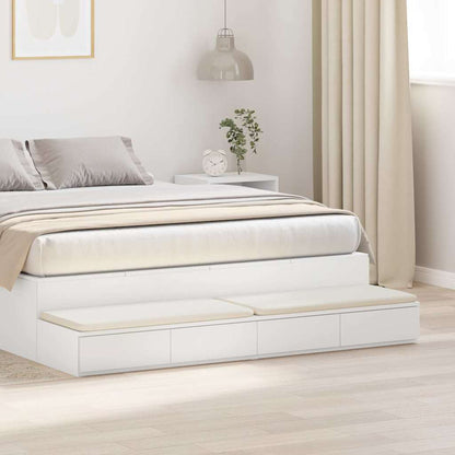 Bed Drawers White 160 x 36.5 x 16.5 cm Engineered wood