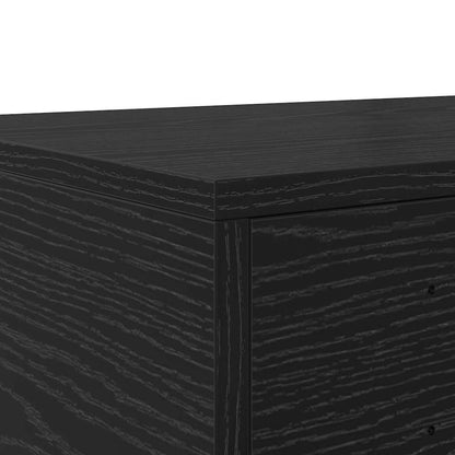 Bed Drawers Black oak 180 x 36.5 x 16.5 cm Engineered wood