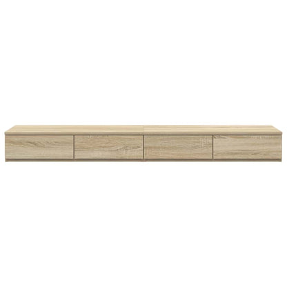 Bed Drawers Sonoma oak 135 x 36.5 x 16.5 cm Engineered wood