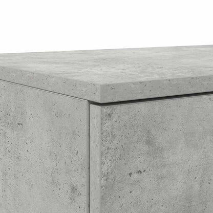 Bed Drawers Concrete grey 135 x 36.5 x 16.5 cm Engineered wood