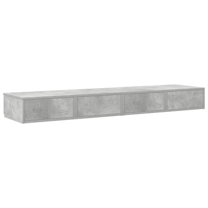 Bed Drawers Concrete grey 135 x 36.5 x 16.5 cm Engineered wood