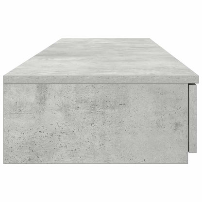 Bed Drawers Concrete grey 135 x 36.5 x 16.5 cm Engineered wood