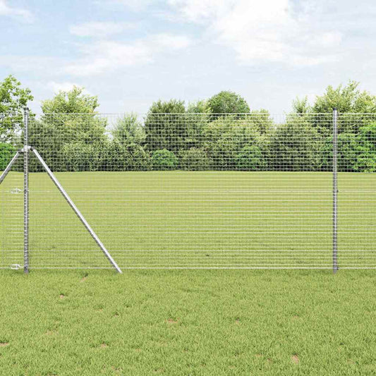 Welded Wire Fence Silver 1.4 x 10 m Steel
