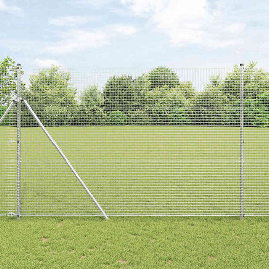 Welded Wire Fence Silver 1.5 x 25 m Steel