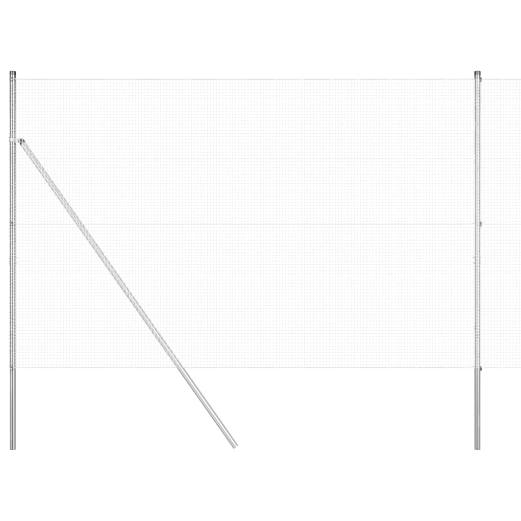 Welded Wire Fence Silver 1.5 x 25 m Steel