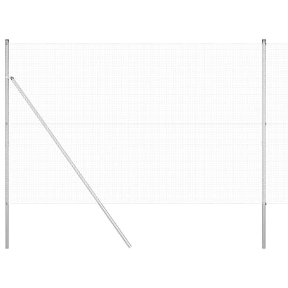 Welded Wire Fence Silver 1.5 x 25 m Steel