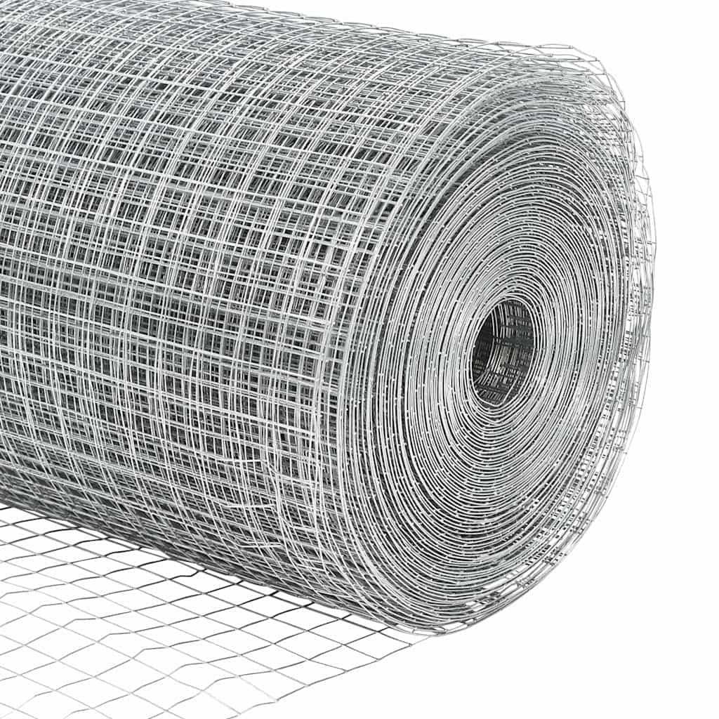 Welded Wire Fence Silver 0.5 x 50 m Steel