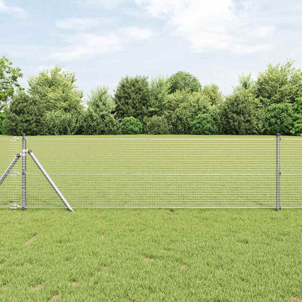 Welded Wire Fence Silver 0.5 x 50 m Steel