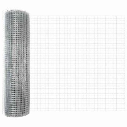 Welded Wire Fence Silver 0.5 x 50 m Steel