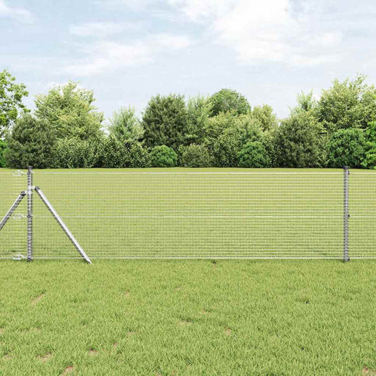 Welded Wire Fence Silver 0.6 x 50 m Steel