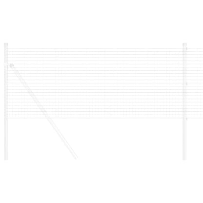 Welded Wire Fence Silver 0.8 x 50 m Steel