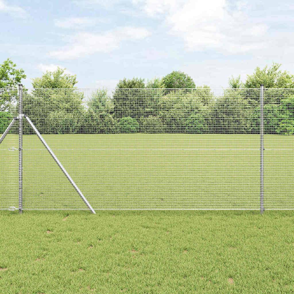 Welded Wire Fence Silver 1.2 x 50 m Steel