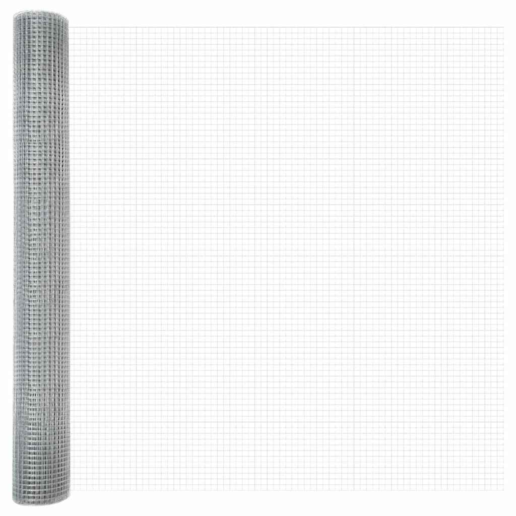 Welded Wire Fence Silver 1.2 x 50 m Steel