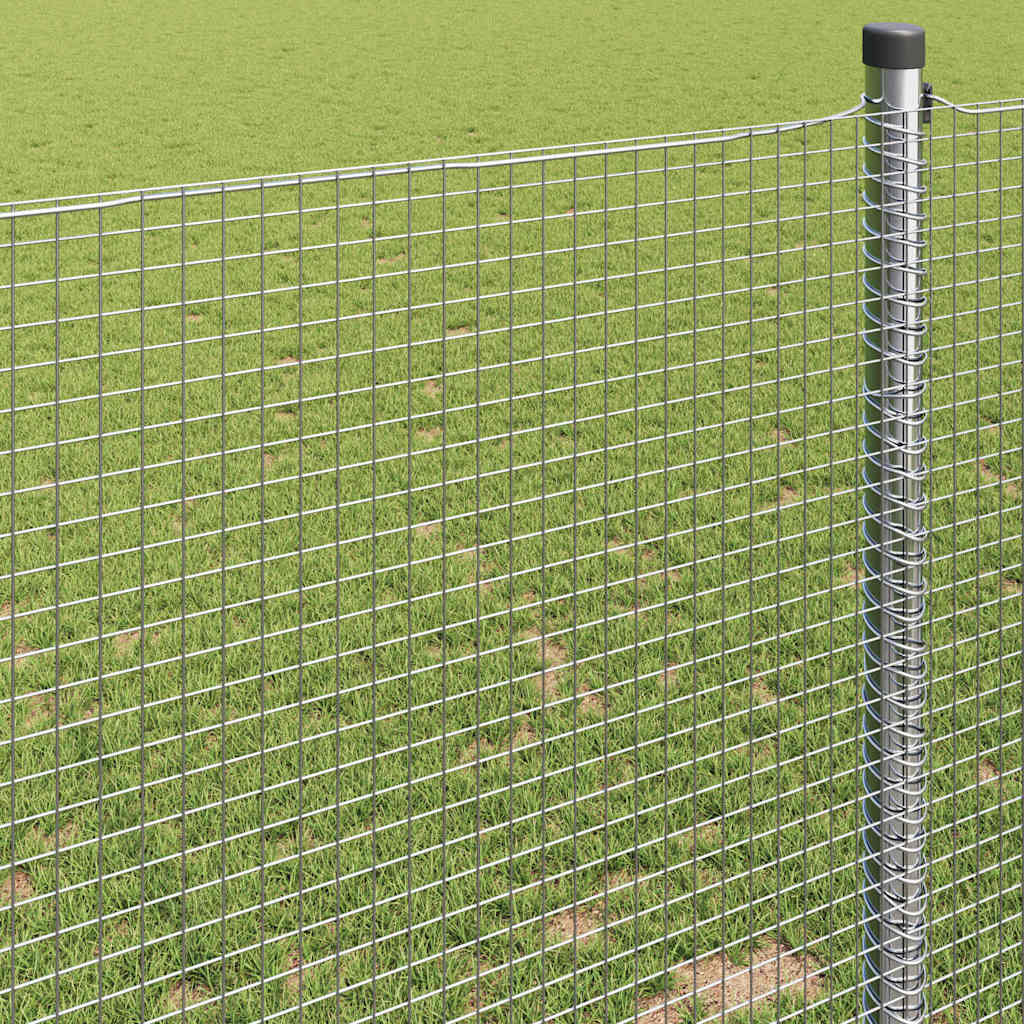 Welded Wire Fence Silver 1.4 x 50 m Steel