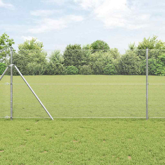Welded Wire Fence Silver 1.4 x 50 m Steel