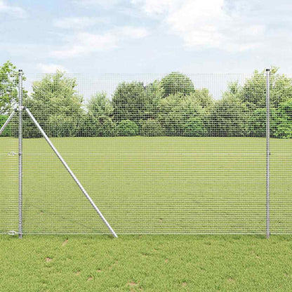 Welded Wire Fence Silver 1.5 x 50 m Steel