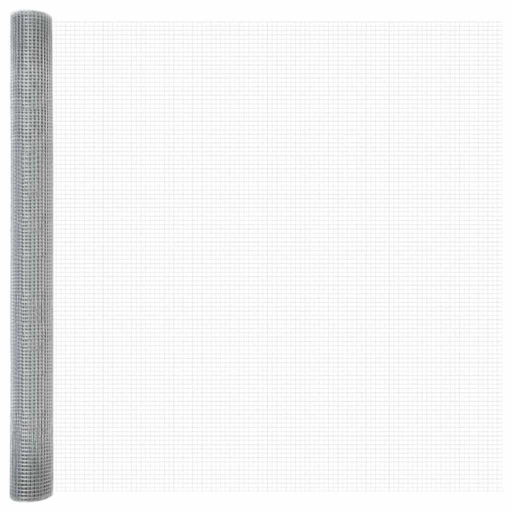 Welded Wire Fence Silver 1.5 x 50 m Steel