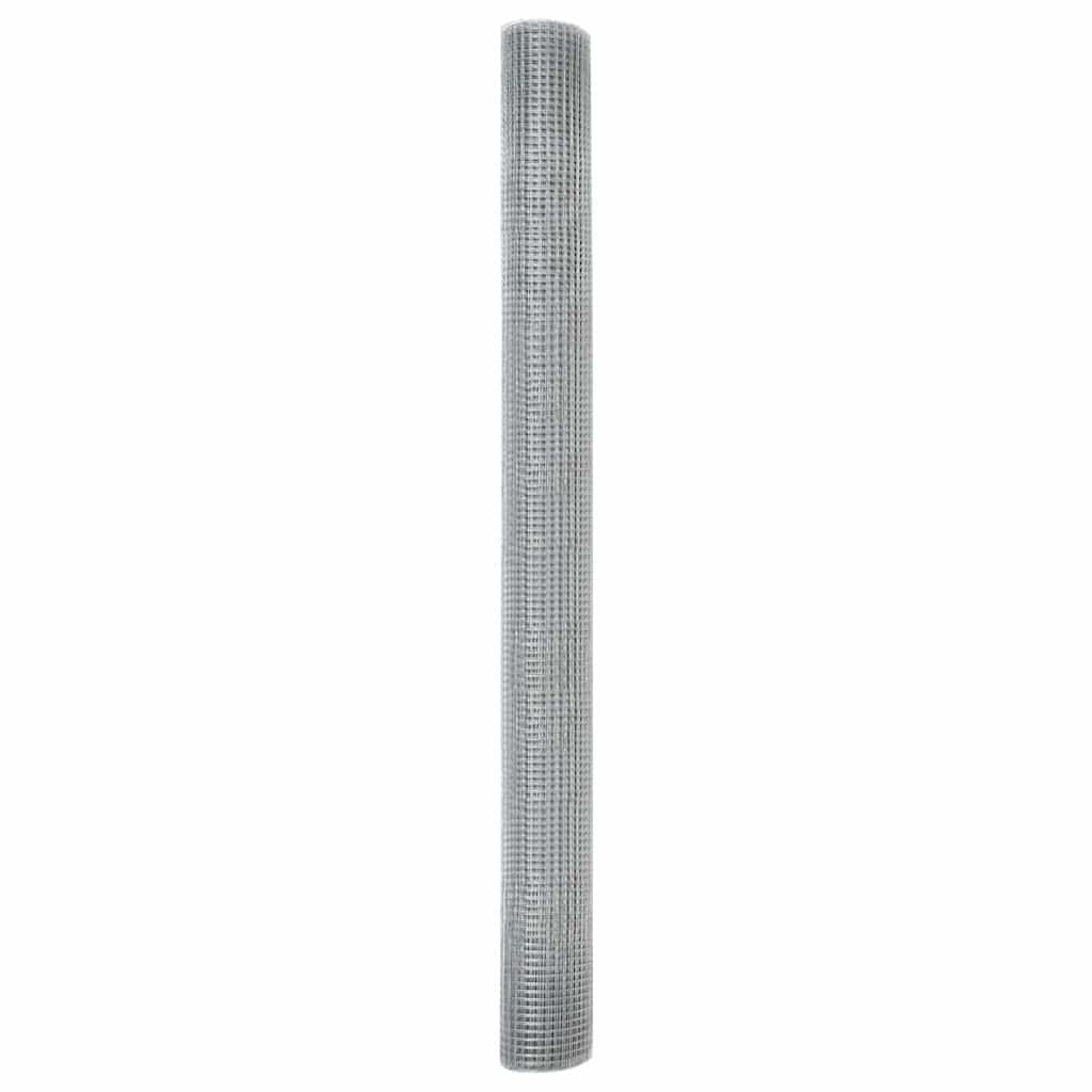 Welded Wire Fence Silver 1.5 x 50 m Steel