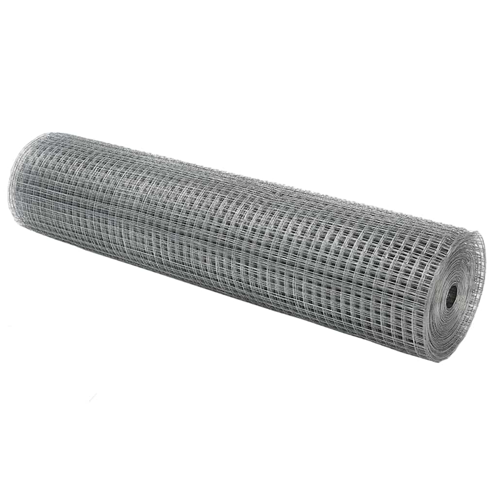 Welded Wire Fence Silver 0.4 x 100 m Steel