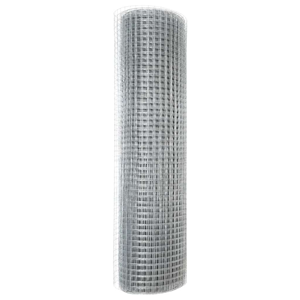 Welded Wire Fence Silver 0.4 x 100 m Steel