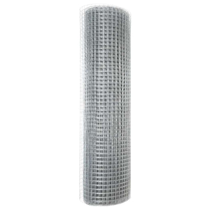 Welded Wire Fence Silver 0.4 x 100 m Steel