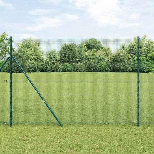 Welded Wire Fence Green 1.6 x 10 m Steel