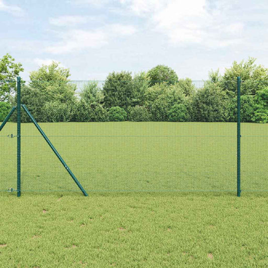 Welded Wire Fence Green 1.4 x 25 m Steel
