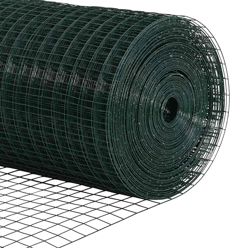 Welded Wire Fence Green 0.6 x 100 m Steel
