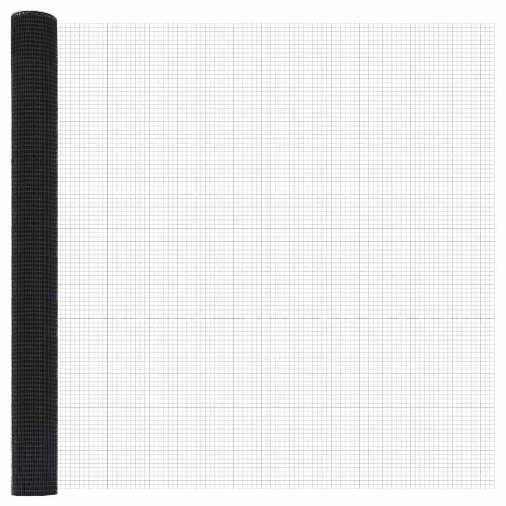 Welded Wire Fence Grey 0.4 x 10 m Steel