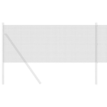 Welded Wire Fence Grey 0.4 x 10 m Steel