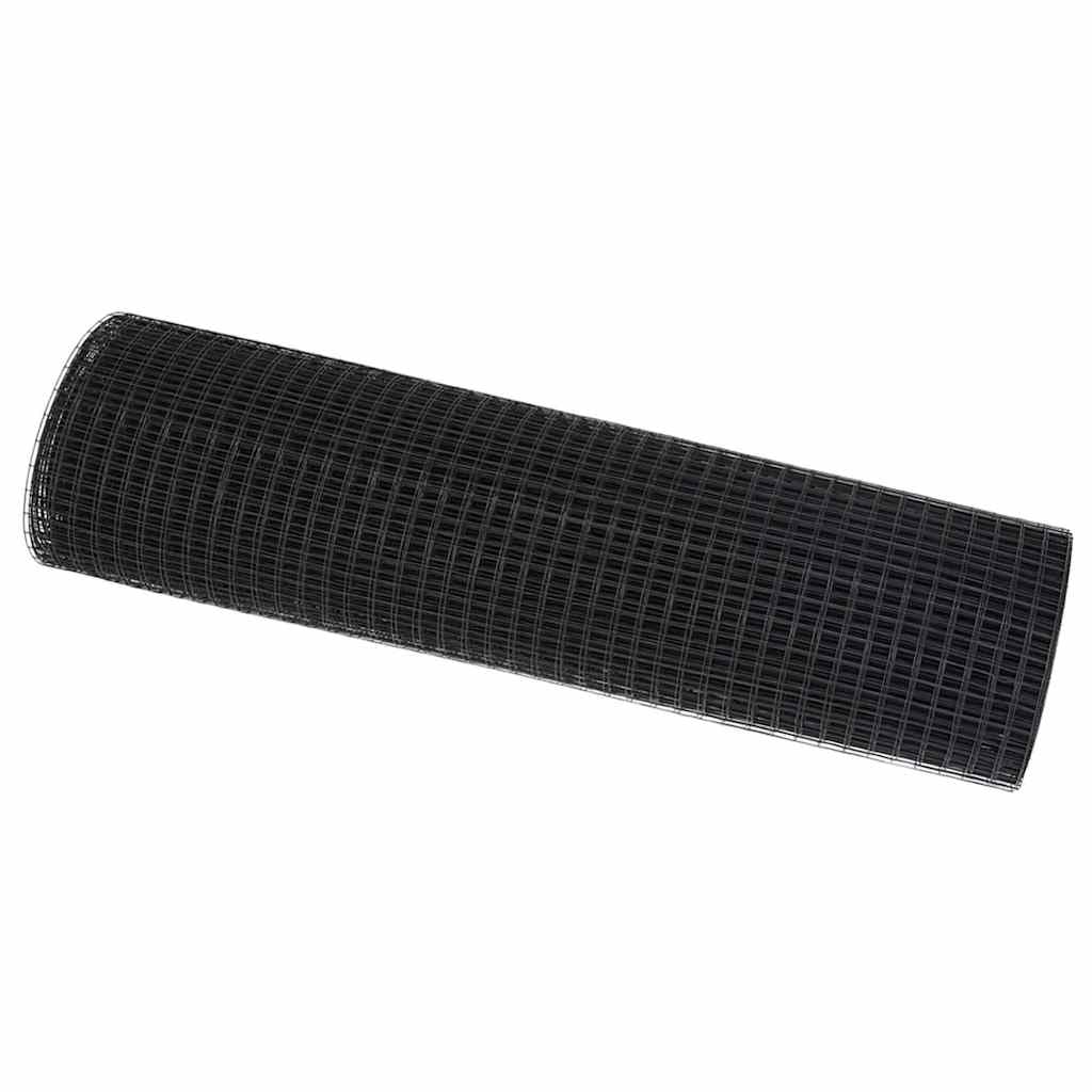 Welded Wire Fence Grey 0.4 x 10 m Steel