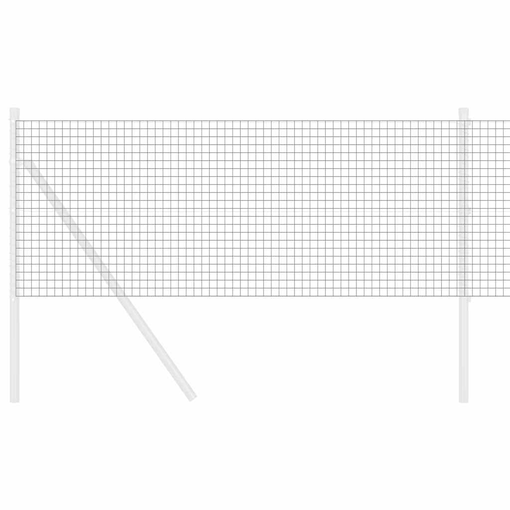 Welded Wire Fence Grey 0.4 x 10 m Steel