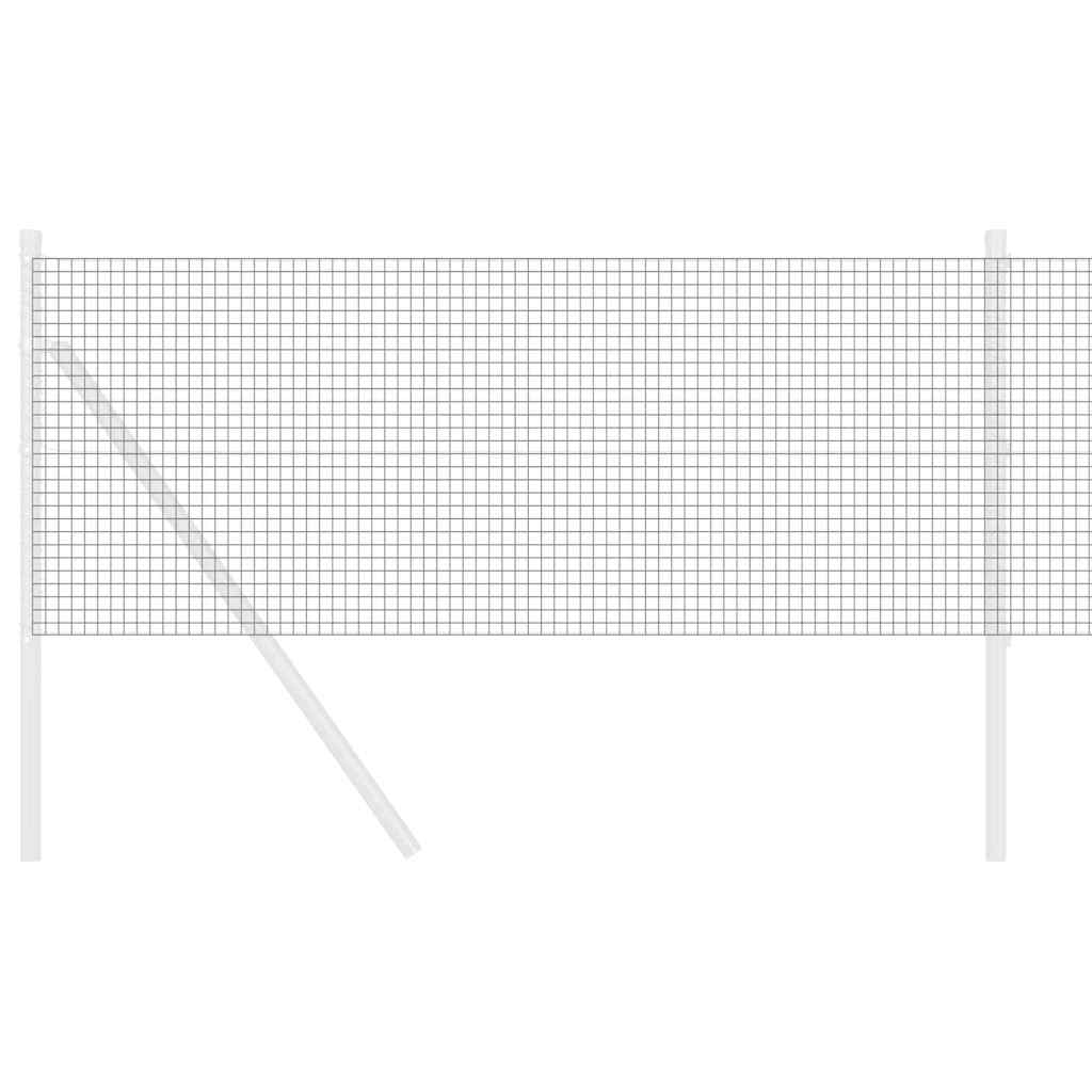Welded Wire Fence Grey 0.6 x 10 m Steel