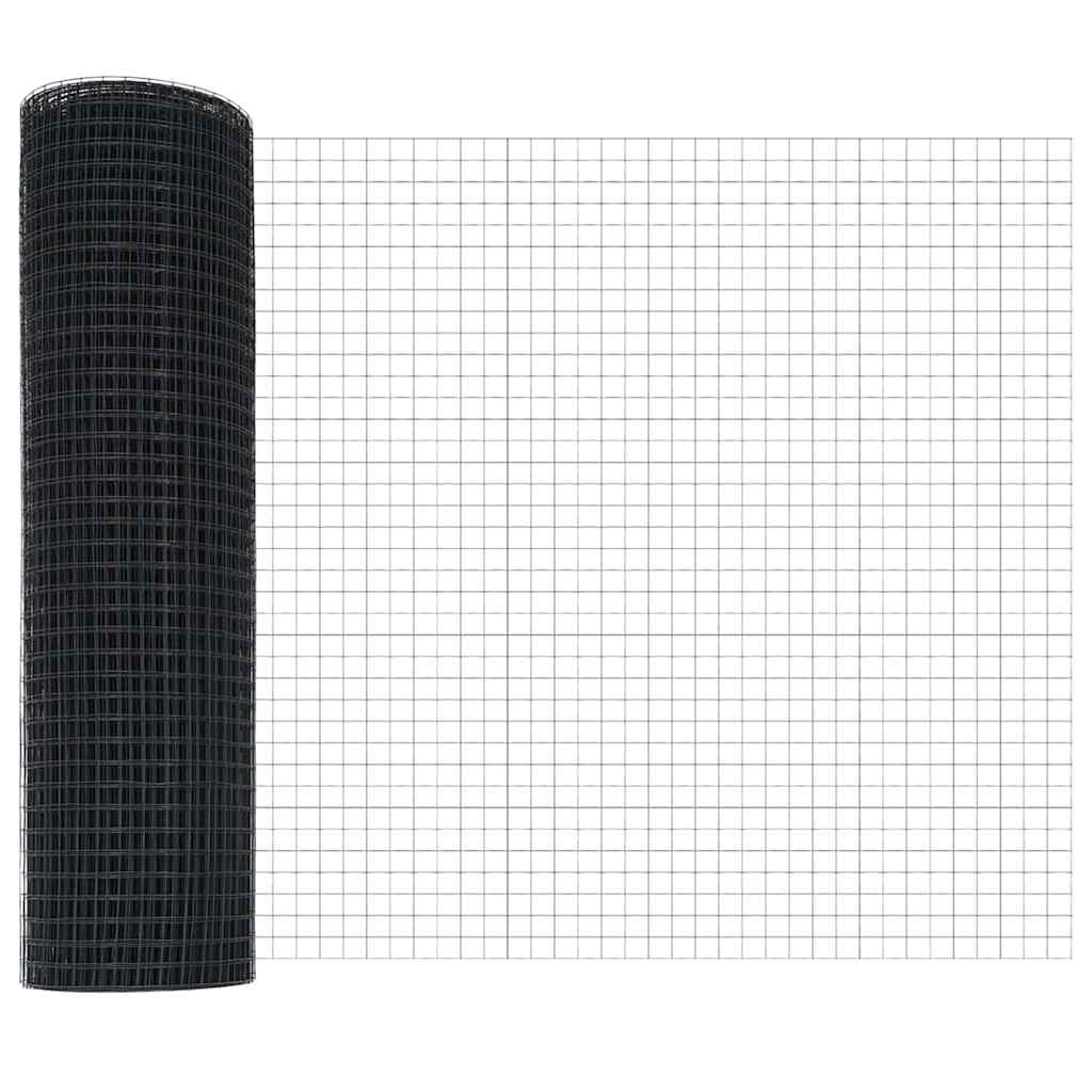 Welded Wire Fence Grey 0.8 x 25 m Steel