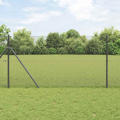 Welded Wire Fence Grey 1.4 x 25 m Steel