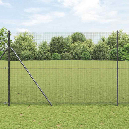 Welded Wire Fence Grey 1.6 x 25 m Steel