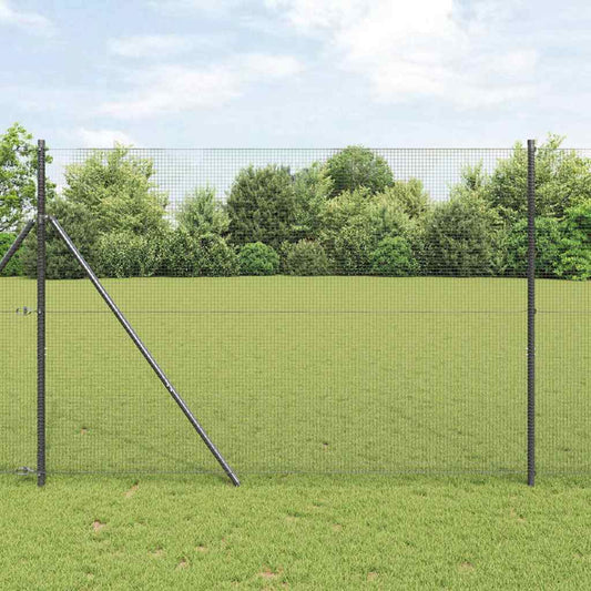Welded Wire Fence Grey 1.6 x 25 m Steel
