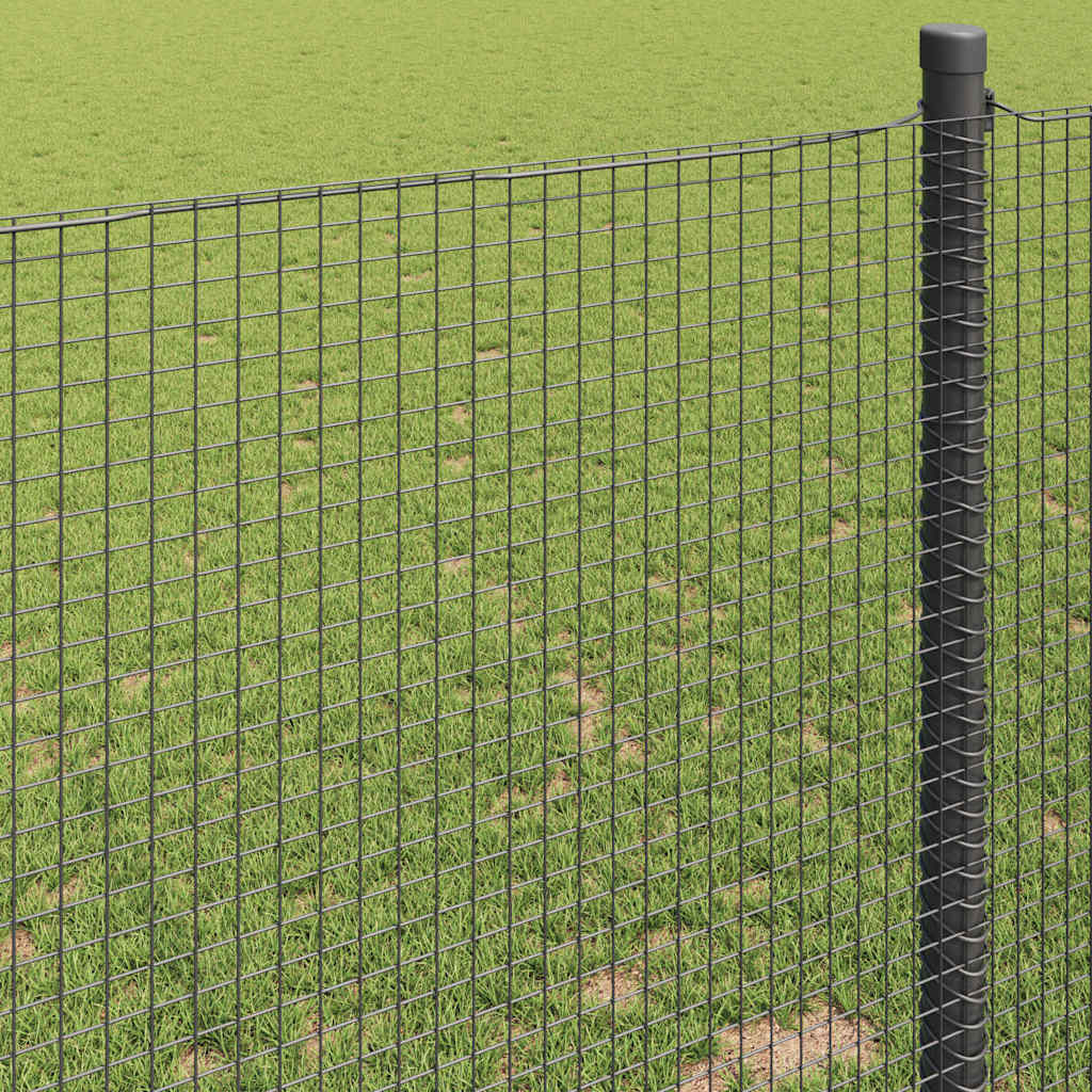 Welded Wire Fence Grey 1 x 50 m Steel