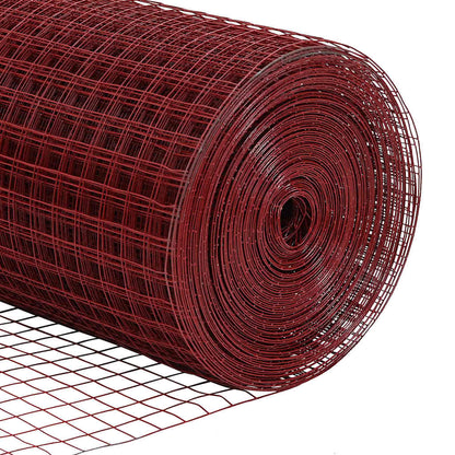 Welded Wire Fence Red 1.5 x 10 m Steel