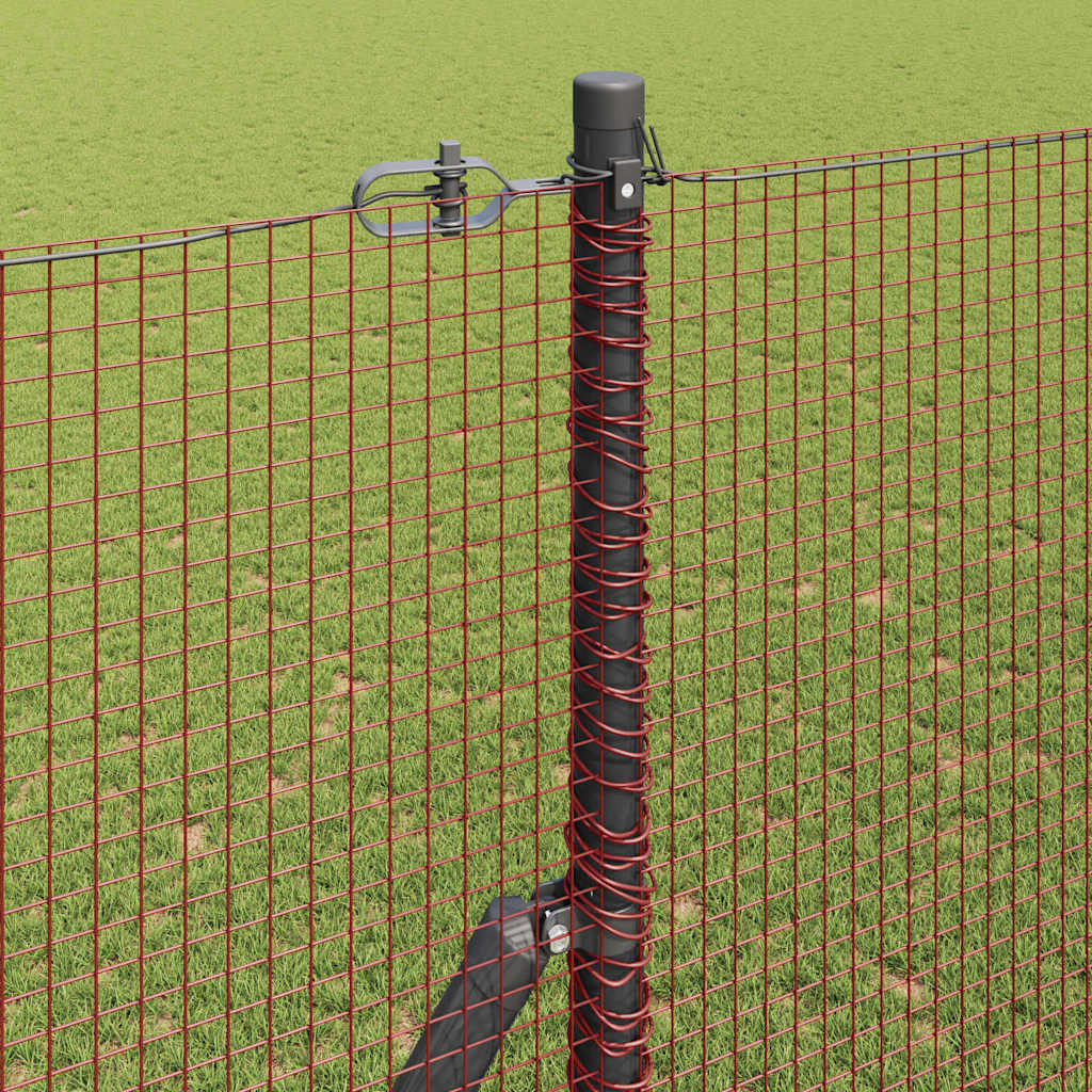 Welded Wire Fence Red 1.5 x 10 m Steel