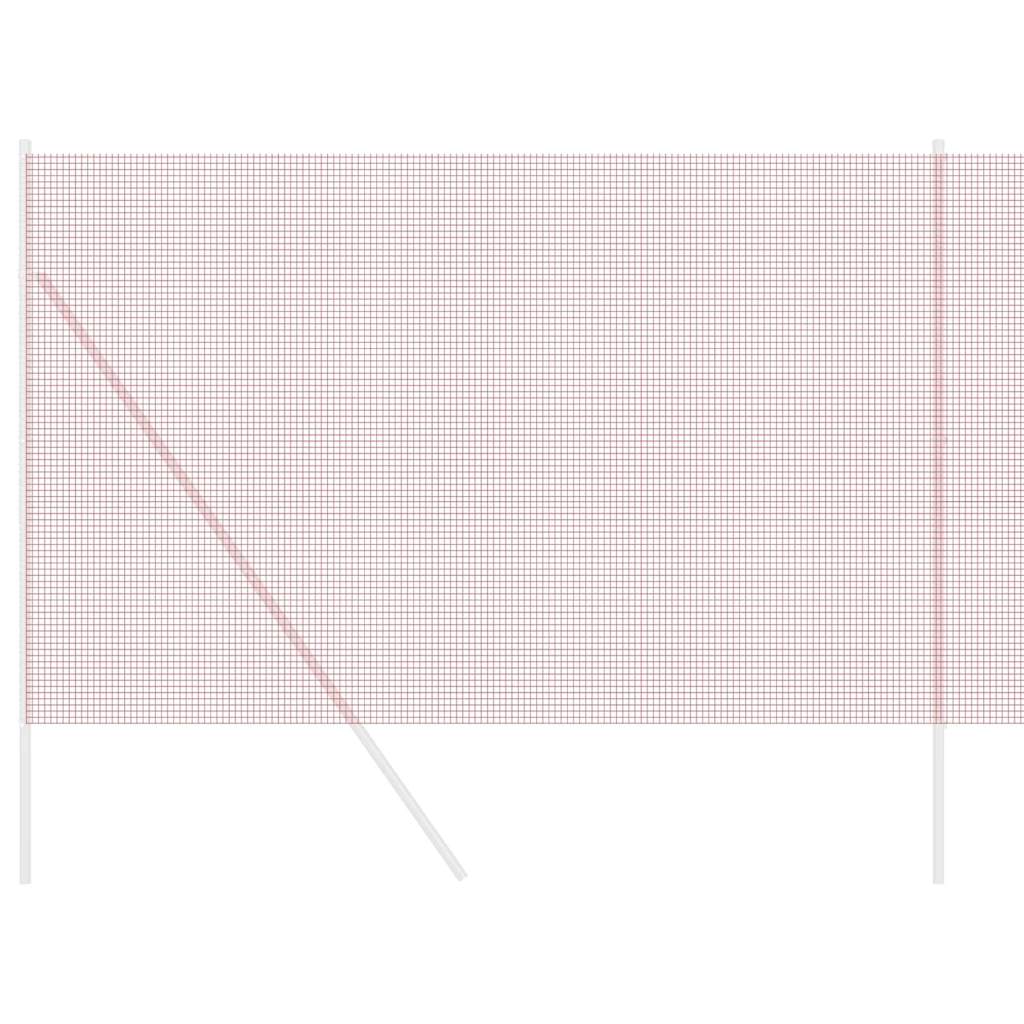 Welded Wire Fence Red 1.5 x 10 m Steel