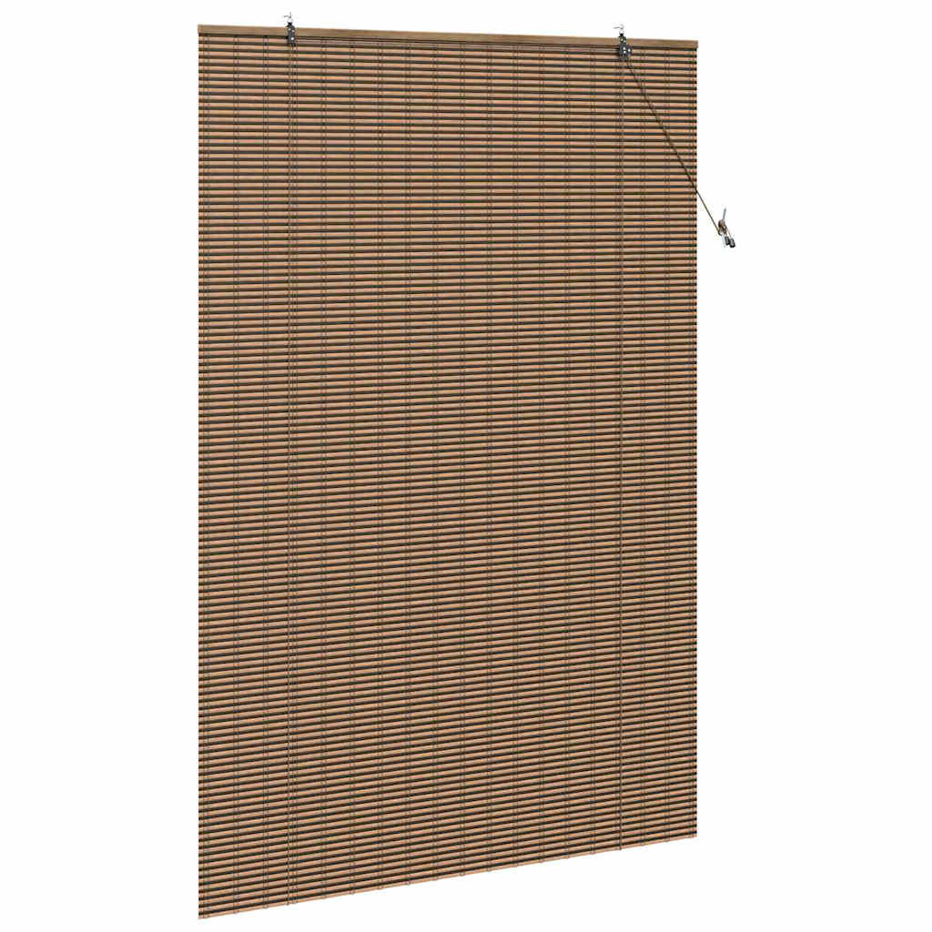 Window Blind Geometric Brown 150 x 220 cm Bamboo
