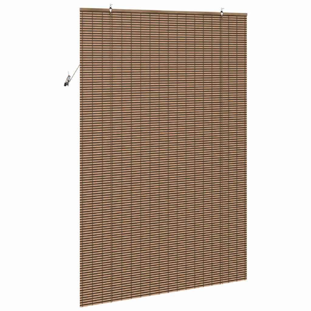 Window Blind Geometric Brown 150 x 220 cm Bamboo