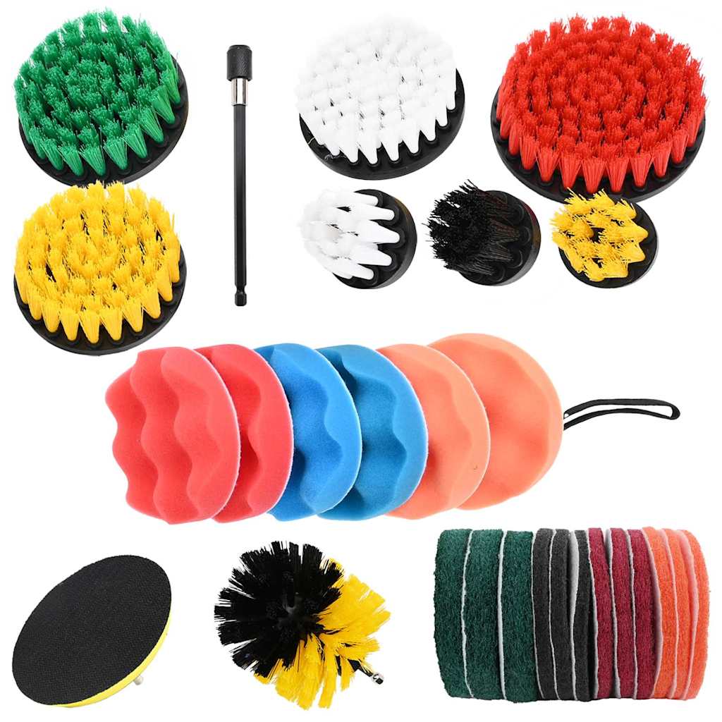 Drill Brush Set 28 pcs Multicilor NA