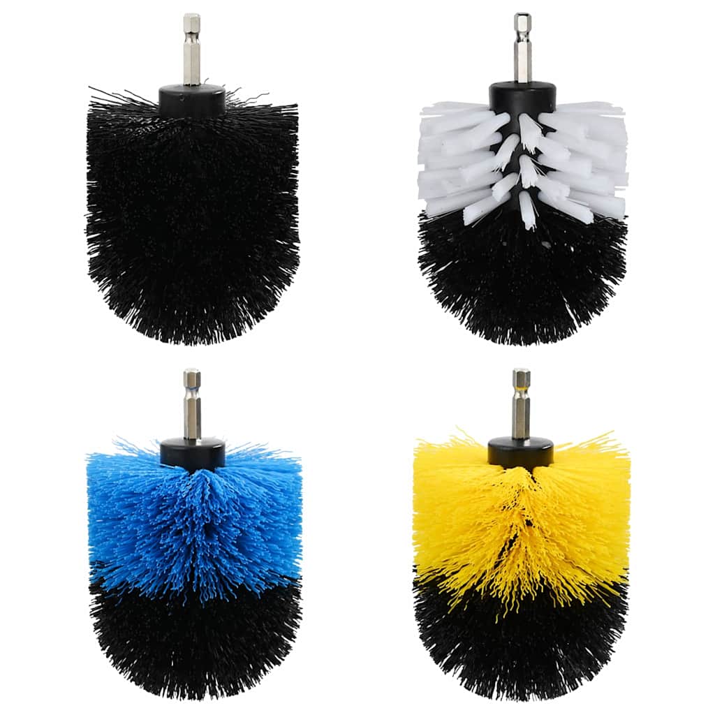 Soft and Hard Cleaning Brush Set 12 pcs Multi Color