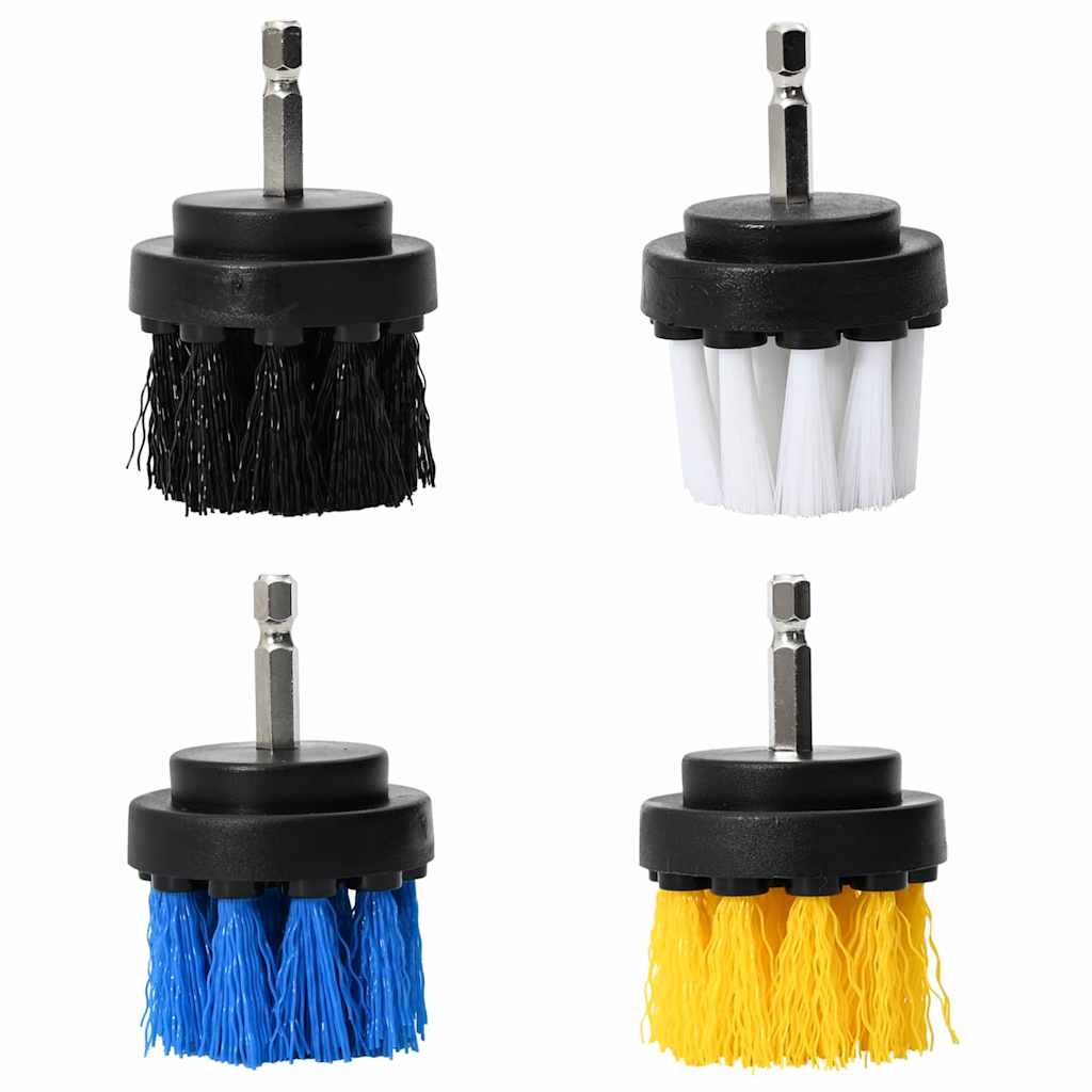 Soft and Hard Cleaning Brush Set 12 pcs Multi Color