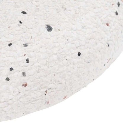 Parasol Base White and Black 45 x 45 x 40 cm Concrete and Metal