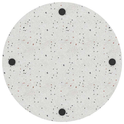 Parasol Base White and Black 45 x 45 x 40 cm Concrete and Metal