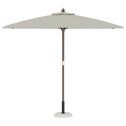 Parasol Base White and Black 45 x 45 x 40 cm Concrete and Metal